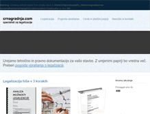 Tablet Screenshot of crnagradnja.com